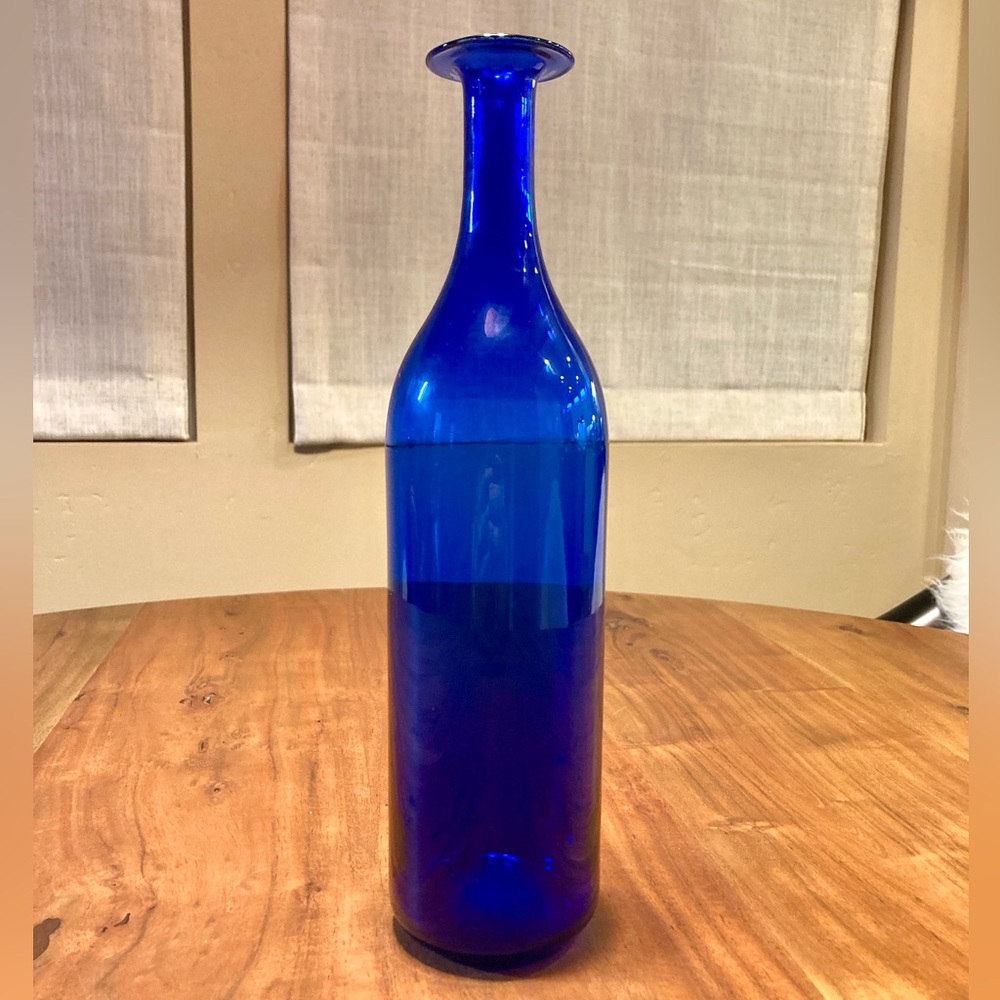 Cobalt Blue Glass Bottle Art